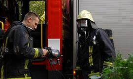 Uostamiesčio Minijos gatvėje - daugiabučio gaisras