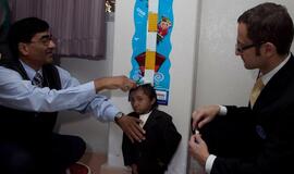 Mažiausias pasaulio žmogus - 65,5 cm ūgio nepalietis