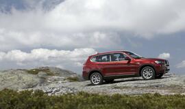 Kompanija BMW atnaujino kompaktinį visureigį X3