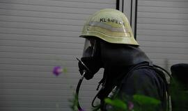 Uostamiesčio Minijos gatvėje - daugiabučio gaisras