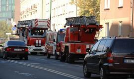 Uostamiesčio Minijos gatvėje - daugiabučio gaisras