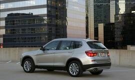 Kompanija BMW atnaujino kompaktinį visureigį X3