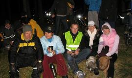 Klaipėdoje surengtas naktinis dviračių žygis