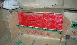 Vilkiku cigarečių kontrabandą gabeno po šokolado dėžėmis