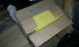 Vilkiku cigarečių kontrabandą gabeno po šokolado dėžėmis