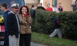 Uostamiesčio Minijos gatvėje - daugiabučio gaisras