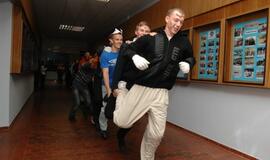 Klaipėdoje surengtos būsimųjų jūrininkų krikštynos