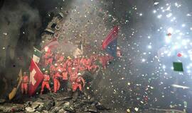 Šveicarijoje baigtas tiesti ilgiausias pasaulyje tunelis