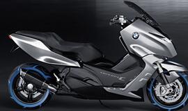 BMW sukūrė pirmąjį savo motorolerį