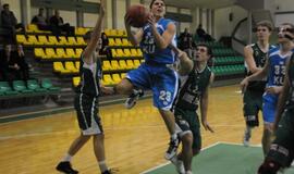 Klaipėdos universiteto krepšininkai sutriuškino LŽŪU