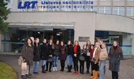 Klaipėdos universiteto studentai lankėsi LRT