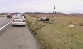 Klaipėdos rajono keliuose - dvi avarijos