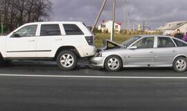 Į "Jeep" galą trenkėsi "Opel"