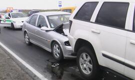 Į "Jeep" galą trenkėsi "Opel"