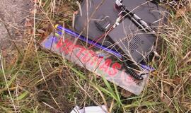 Klaipėdoje apvirto vilkikas su mėsos kroviniu