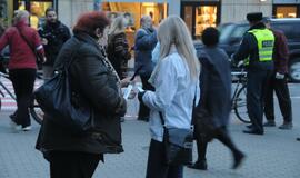 Klaipėdos pėstieji dovanų gavo atšvaitus