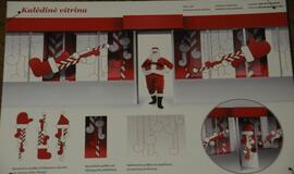 Klaipėdos studentai paruošė kalėdinių vitrinų projektus