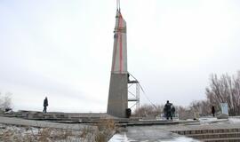 Saulės laikrodis Nidoje sulaukė darbininkų rankų