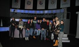 Klaipėdos universiteto studentai lankėsi LRT