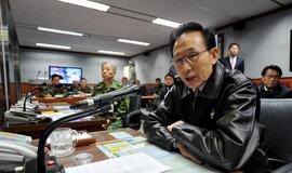 Pietų Korėjos prezidentas grasina smogti Šiaurės Korėjai