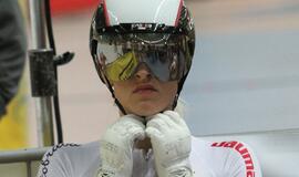 Simona Krupeckaitė Europos čempionato keirino rungtyje iškovojo sidabro medalį