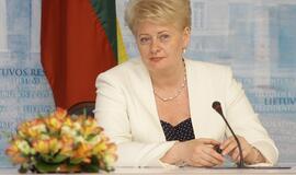 Dalios Grybauskaitės palinkėjimas - kalbėtis nuoširdžiau ir veikti ryžtingiau