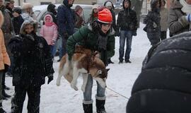 Pirmąją Kalėdų dieną Teatro aikštėje
