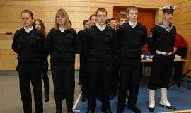 Būsimieji jūrininkai prisiekė jūrai