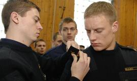 Būsimieji jūrininkai prisiekė jūrai