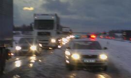 Vilkiko avarija autostradoje netoli Klaipėdos