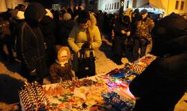 Klaipėdoje įžiebta miesto kalėdinė eglė