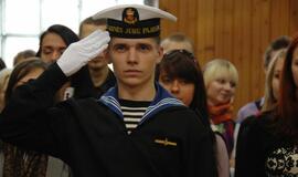 Būsimieji jūrininkai prisiekė jūrai