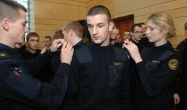 Būsimieji jūrininkai prisiekė jūrai