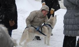 Pirmąją Kalėdų dieną Teatro aikštėje
