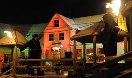 Klaipėdoje įžiebta miesto kalėdinė eglė