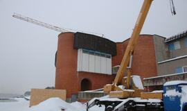 Klaipėdoje tęsiama delfinariumo rekonstrukcija