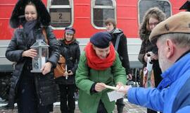 Į Klaipėdą atkeliavo Betliejaus ugnis