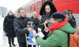 Į Klaipėdą atkeliavo Betliejaus ugnis