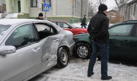 Avarijoje Herkaus Manto gatvėje sužalota moteris