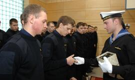 Būsimieji jūrininkai prisiekė jūrai