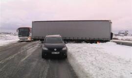Vilkiko avarija autostradoje netoli Klaipėdos