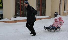 Pirmąją Kalėdų dieną Teatro aikštėje