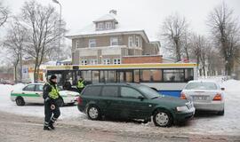 Avarijoje Herkaus Manto gatvėje sužalota moteris