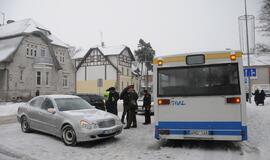 Avarijoje Herkaus Manto gatvėje sužalota moteris