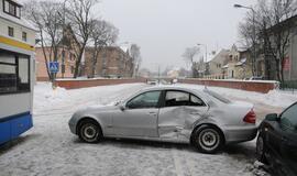 Avarijoje Herkaus Manto gatvėje sužalota moteris