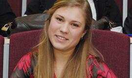 Studentų lyderio vardas - Salomėjai Sovaitei iš Klaipėdos universiteto