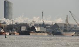 Uosto bendrovės darbą stabdė melagingi pranešimai