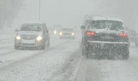 Vairuotojams: Klaipėdos apskrityje prisnigo iki 10 cm