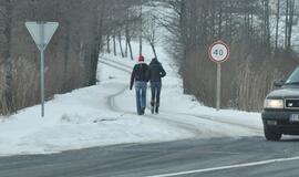 Vairuotojams: Klaipėdos apskrityje sniegą keičia lijundra