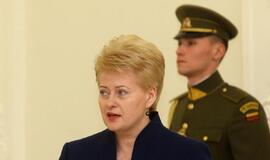 Dalia Grybauskaitė: tikime, kad kaltieji tikrai bus nubausti